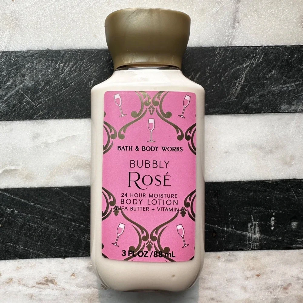 Bath & Body Works BUBBLY ROSE Body Lotion Travel Size 3 fl oz - NEW